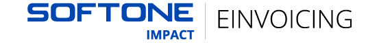 Impact Softone logo — digital invoicing provider